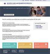 Screenshot of Boston Area Mediation.com website