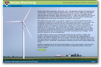 Screenshot of the website introduction page